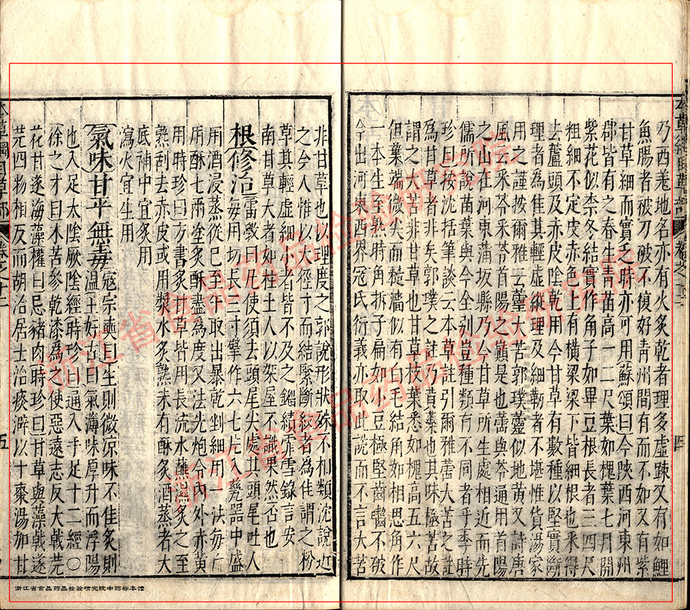 甘草 明-《本草纲目》 资料图