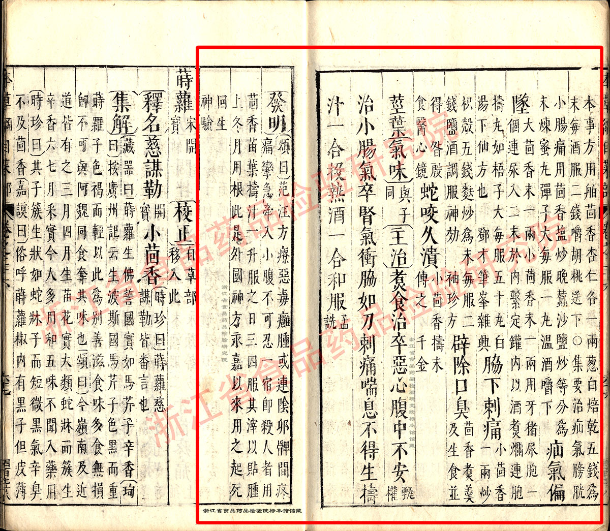 1678428521982024510.jpg 八角茴香 明 《本草纲目》 资料图