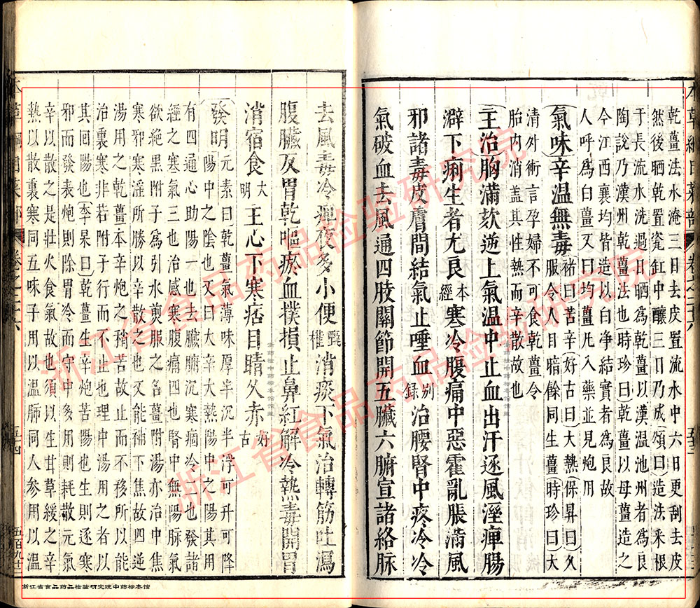 干姜 明 《本草纲目》 资料图