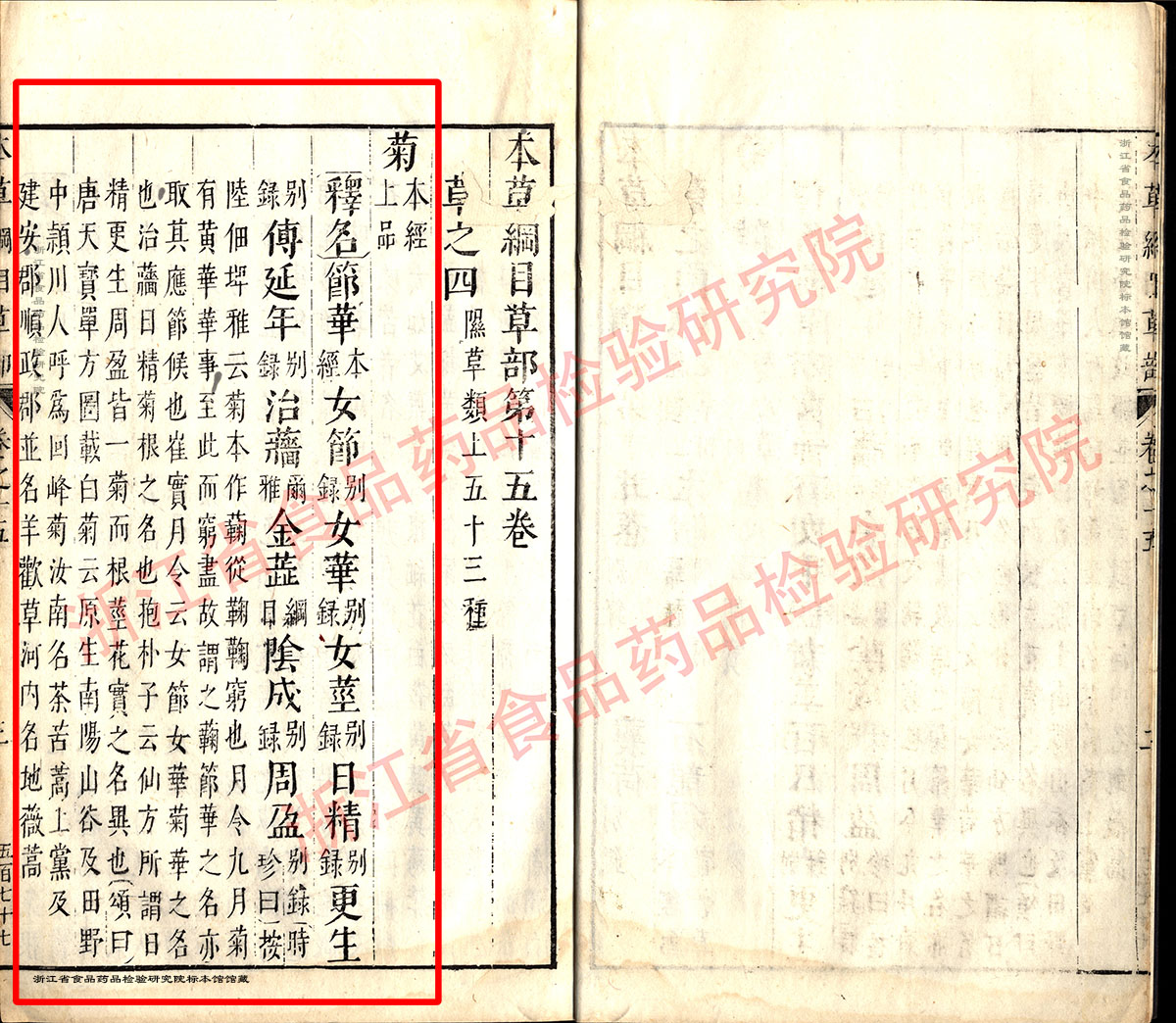 1678929080043027560.jpg 菊花 明 《本草纲目》 资料图