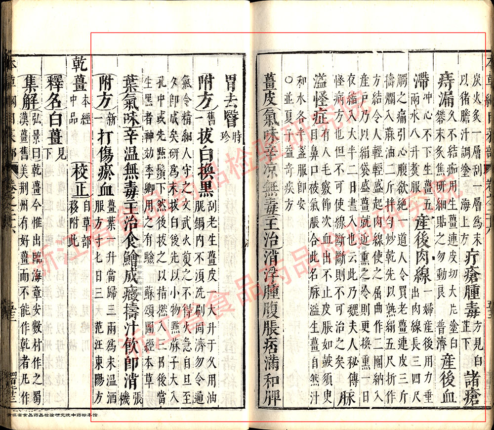生姜 明-《本草纲目》 资料图