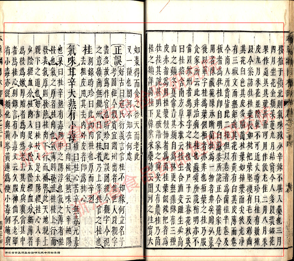 肉桂 明 《本草纲目》 资料图