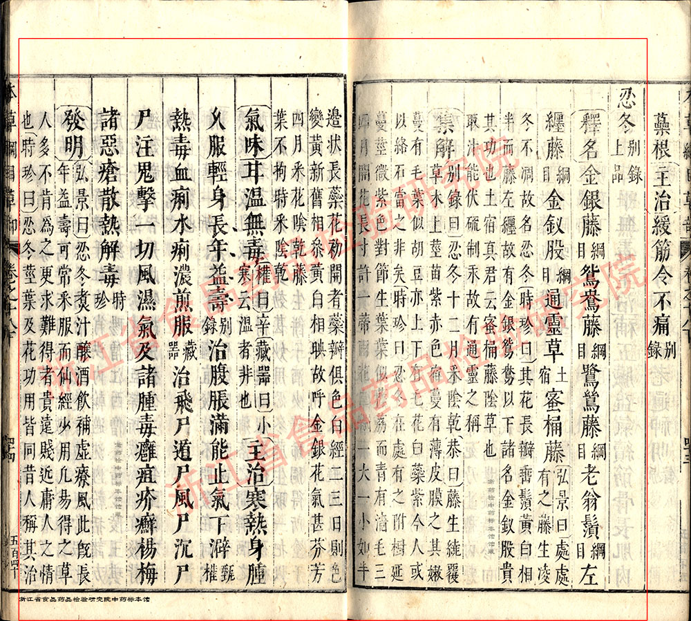 金银花 明-《本草纲目》 资料图