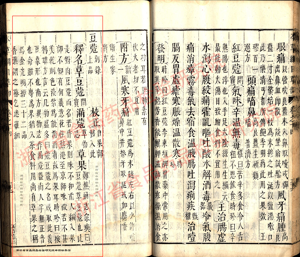 草果 明-《本草纲目》 资料图