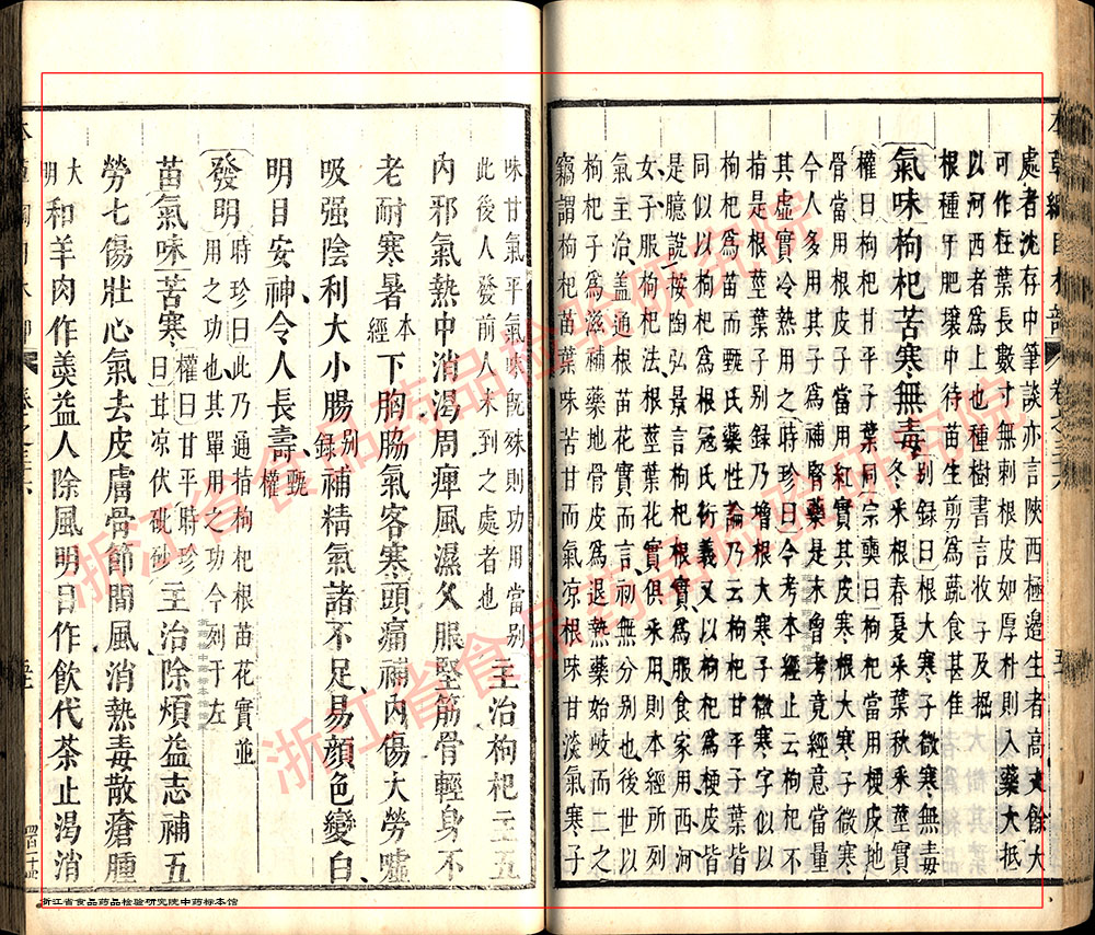 枸杞子 明-《本草纲目》 资料图