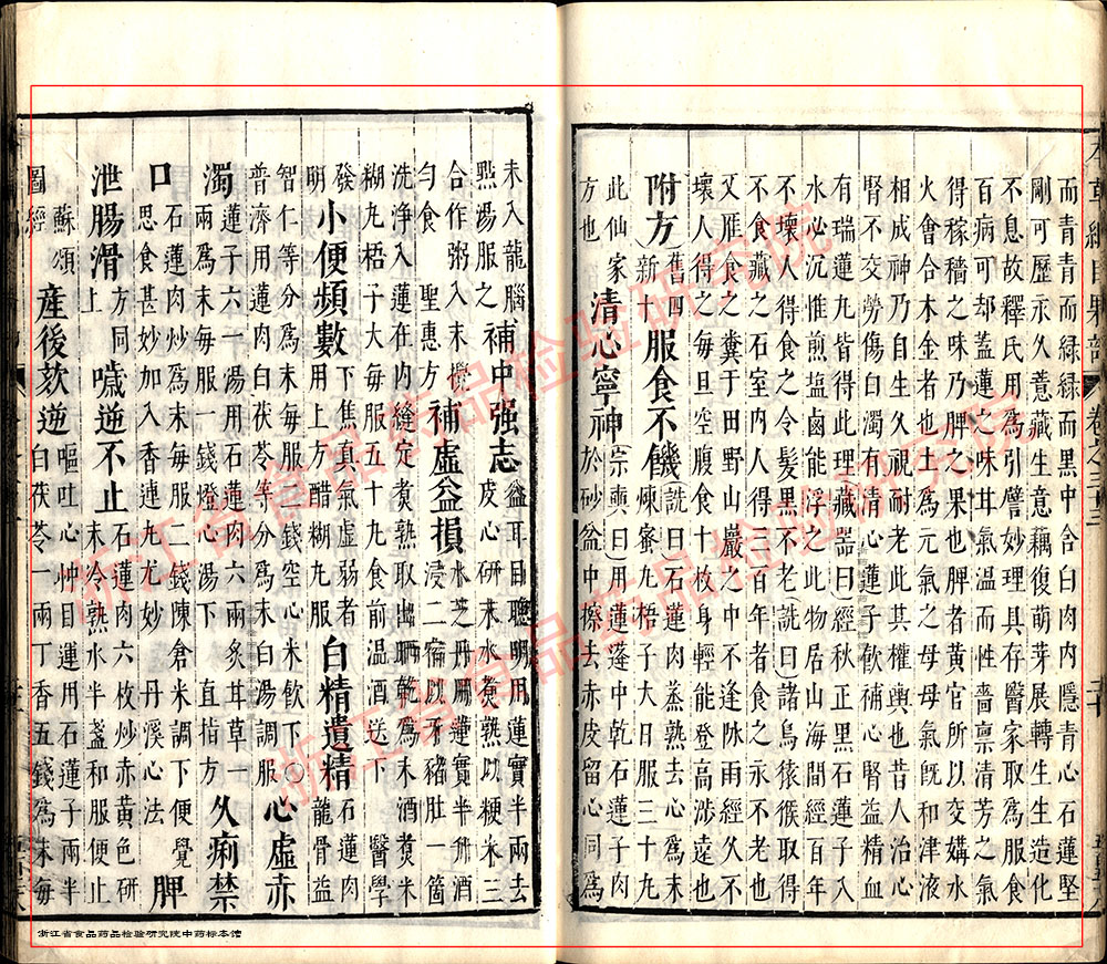 莲子 明 《本草纲目》 资料图