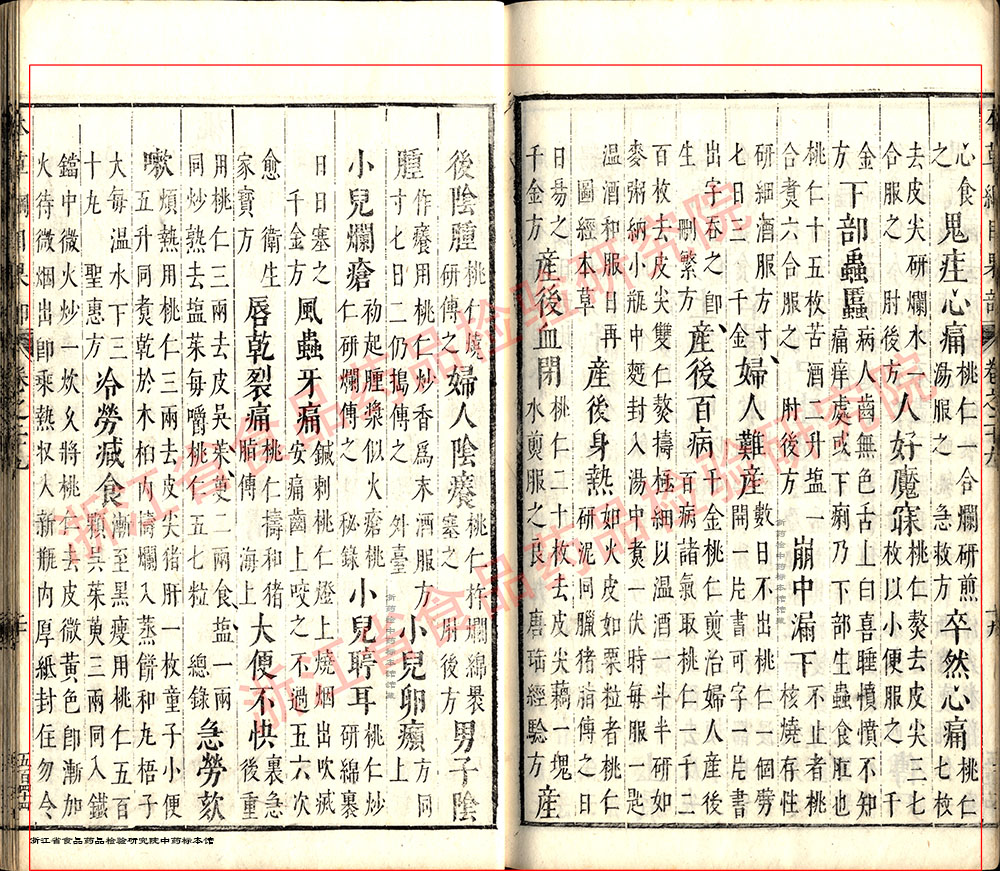 桃仁 明 《本草纲目》 资料图