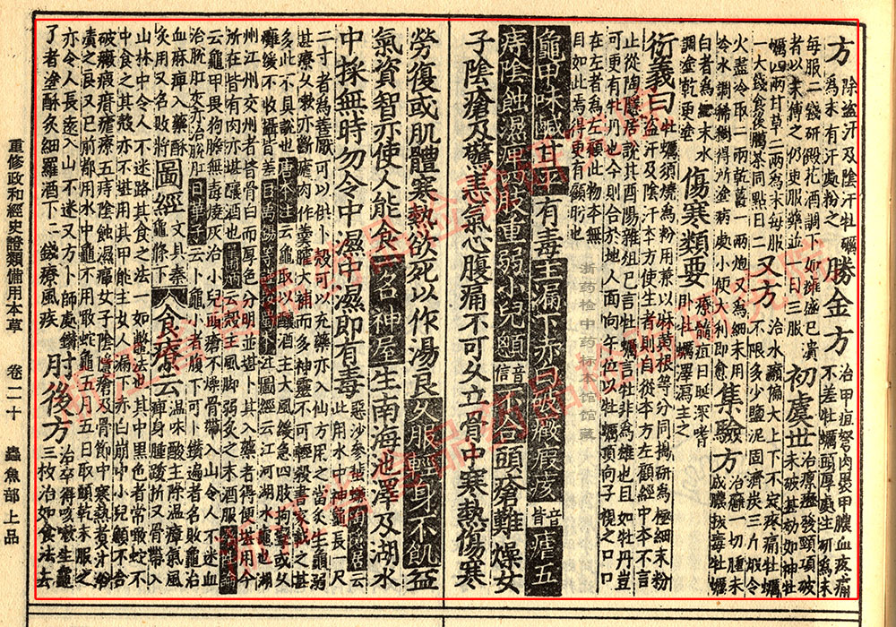牡蛎 宋 《证类本草》 资料图