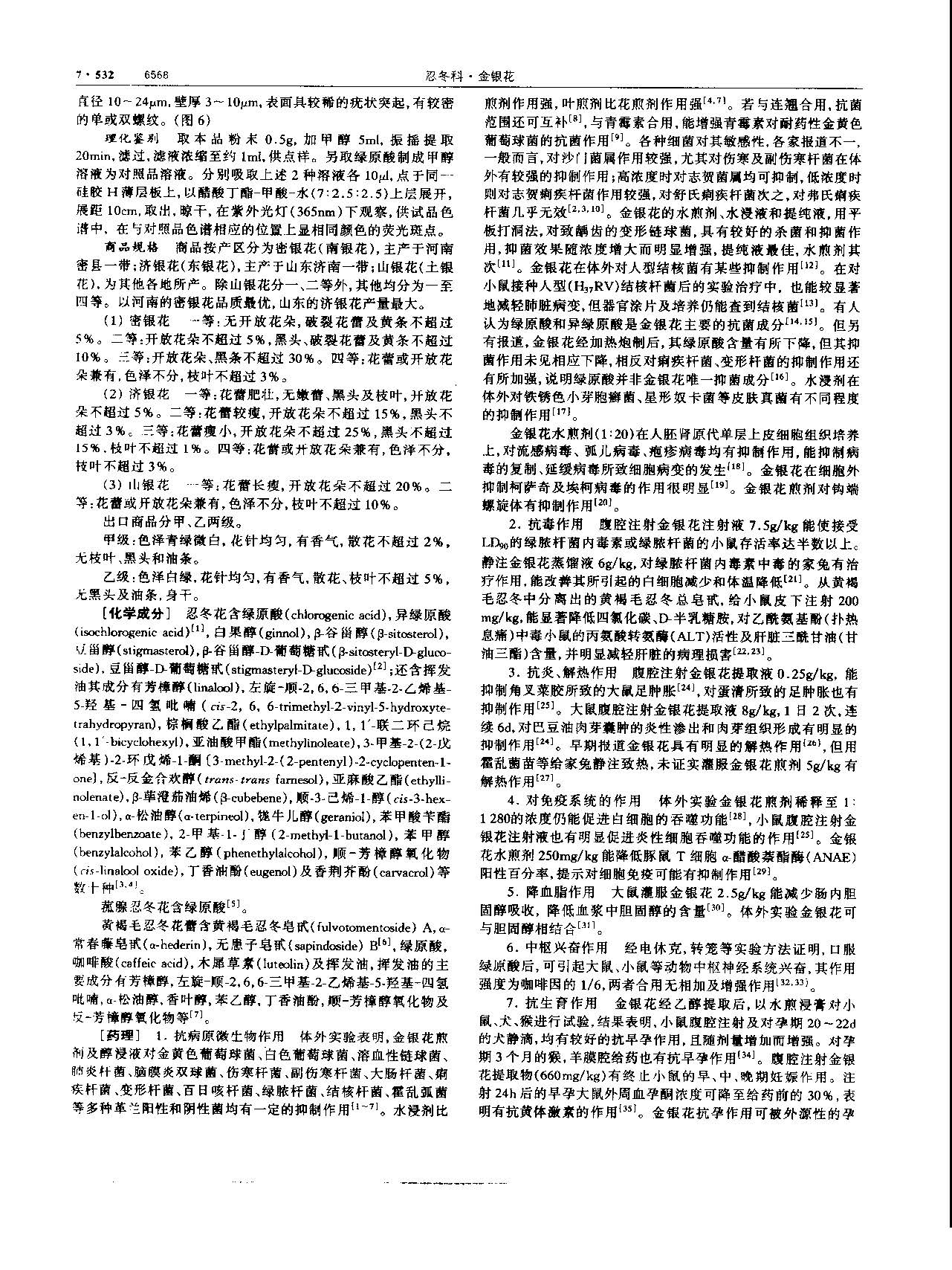 金银花 现代-《中华本草》 资料图