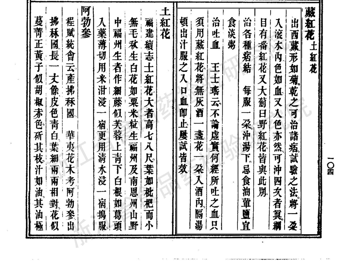 西红花 清《本草纲目拾遗》 资料图